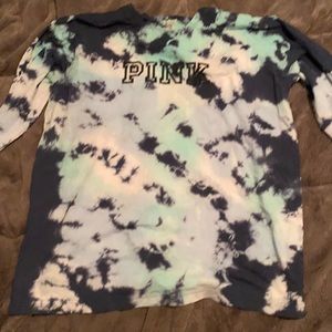 Pink Large Tye dye long sleeve shirt